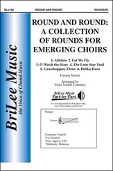 Round and Round: A Collection of Rounds for Emerging Choirs Unison choral sheet music cover